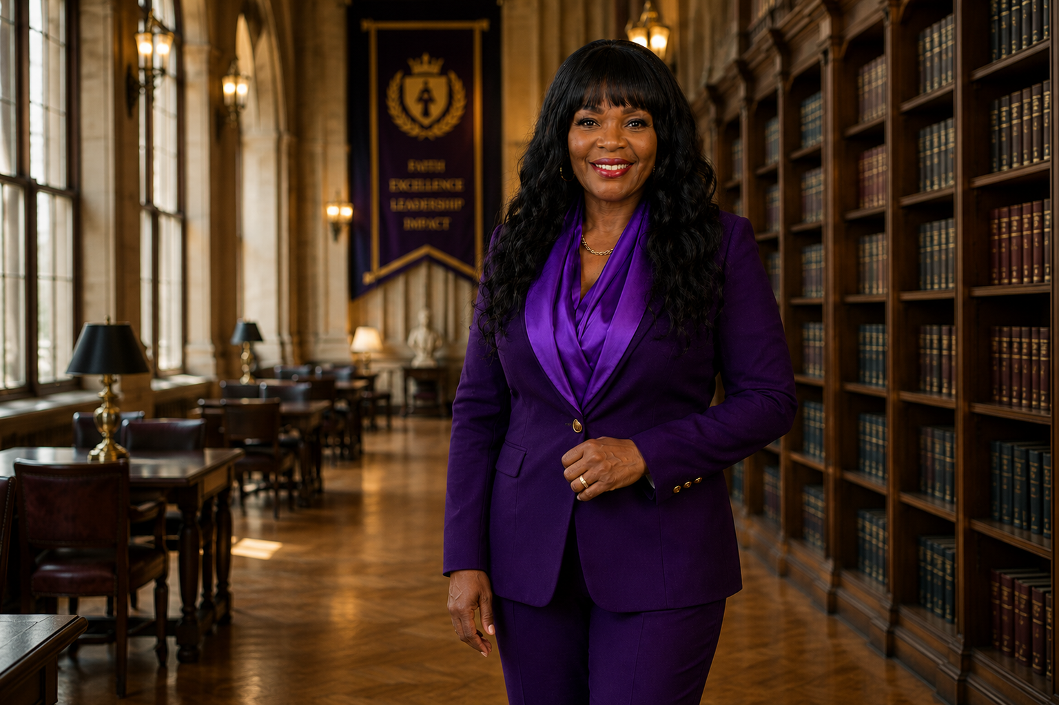DrFaye in the library